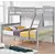 Ashbrook Solid Wood Triple Bunk Bed Grey, Colour: Grey for sale Buy Ashbrook Solid Wood Triple Bunk Bed Grey, Colour: Grey from Furnituretta