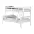 Porto Triple Bunk Bed White, Colour: White for sale Buy Porto Triple Bunk Bed White, Colour: White from Furnituretta