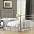 Buy Edward 4ft 6 Chrome Double Bed, Colour: Chrome, Size: 4ft 6/Double, Item Width: 146 from Furnituretta