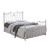 Buy Inova Small Double Bed: Luxury & Comfort, Colour: Ivory, Size: 4ft/Small Double, Item Width: 125 from Furnituretta