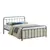 Buy Miami Grey Metal King Size Bed Frame, Colour: Grey, Size: 5ft/King , Item Width: 154 from Furnituretta