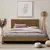 Buy Shibui (F15) Wooden Bed Frame – Japanese-Inspired Design, Solid Wood, All UK Sizes, Colour: Oak, Bed Size: Super King (6ft) from Furnituretta
