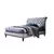 Venice Crushed Velvet Fabric Double Bed Grey, Colour: Grey, Size: 4ft 6/Double, Width: 155 for sale Buy Venice Crushed Velvet Fabric Double Bed Grey, Colour: Grey, Size: 4ft 6/Double, Width: 155 from Furnituretta