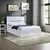 Buy Arden High Gloss Storage Bed King Size, Colour: White, Size: King Size from Furnituretta
