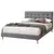 Buy Modern Elegance: The Novara Bed Frame, Colour: Light Grey, Size: 5ft/King , Item Width: 154 from Furnituretta