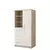 Buy Omega OM-05 Tall Cabinet 80cm, Colour: White Matt, Carcass: Oak Sonoma, Item Width: 80 from Furnituretta