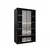 Buy Verona 04 Sliding Door Wardrobe 120cm, Colour: Black, Item Width: 120 from Furnituretta
