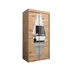 Buy Boliwia Sliding Door Wardrobe 100cm, Colour: Oak Artisan, Item Width: 100 from Furnituretta