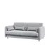 Buy BC-18 Upholstered Sofa For BC-01 Vertical Wall Bed Concept 140cm, Colour: Grey, Murphy Bed Colour: White Matt from Furnituretta