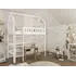 Buy Otylia Loft Bed, Colour: White, Mattresses: Without Mattress from Furnituretta