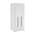 Buy Tulsa 18 - 2 Door Wardrobe 90cm, Colour: White Gloss, Item Width: 90 from Furnituretta