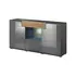 Buy Toledo 26 Sideboard Cabinet, Colour: Grey Gloss, Item Width: 159 from Furnituretta