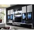 Buy Lyra Entertainment TV Unit Black Gloss and White Gloss, Colour: Black Gloss/White Gloss, Item Width: 300 from Furnituretta