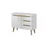 Buy Nordi Sideboard Cabinet, Colour: White Gloss, Item Width: 107 from Furnituretta