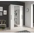Buy Neomi 01 Sliding Door Wardrobe 120cm in White Matt, Colour: White Matt, Front Colour: White, Item Width: 120 from Furnituretta