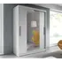 Buy Vista 01 Sliding Mirror Door Wardrobe 150cm in White Matt, Colour: White Matt, Front Colour: White, Item Width: 150 from Furnituretta