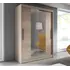 Buy Vista 01 Sliding Mirror Door Wardrobe 150cm in Sonoma Oak, Colour: Oak Sonoma, Front Colour: Oak Sonoma, Item Width: 150 from Furnituretta