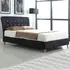 Buy Nina King Size Bed: Stylish & Comfortable, Size: King Size, Colour: Black from Furnituretta
