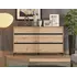 Buy Antrim Oak Effect 6-Drawer Chest – Wide, Elegant & Spacious Storage, Colour: Oak from Furnituretta