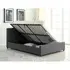 Buy Elle Storage Linen Double Bed Grey, Size: Double, Colour: Grey from Furnituretta