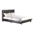 Buy Fusion PU 4 Foot Bed Brown, Size: 4 Foot, Colour: Brown from Furnituretta