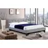 Buy Hollywell Linen Fabric Single Bed, Size: Single, Colour: Grey from Furnituretta
