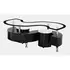Buy Krista Black High Gloss Coffee Table with Black Border, Colour: Black from Furnituretta