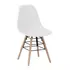 Buy Lilly Plastic (PP) Chairs with Solid Beech Legs White, Colour: White from Furnituretta