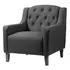 Buy Pemberley Fabric Arm Chair Grey, Colour: Grey from Furnituretta