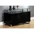 Buy Rowley Black High Gloss Sideboard 2 Doors, Colour: Black from Furnituretta