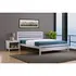 Buy Astley Double Bed Solid Hardwood Grey, Size: Double, Colour: Grey, Mattresses: Without Mattress from Furnituretta