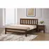 Buy Kempton Single Bed Solid Hardwood Rustic Oak, Size: Single, Colour: Oak, Mattresses: Without Mattress from Furnituretta