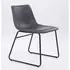Buy Meadow PU Dining Chair Black & Grey (2s), Colour: Grey from Furnituretta