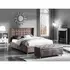 Buy Valencia Fabric Double Bed Brown Antique, Size: Double, Colour: Brown from Furnituretta