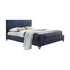 Buy Brooklyn Upholstered Bed Frame &ndash; Modern Fabric Bed with Slatted Base, Colour: Blue, Bed Size: Double (4ft6), Item Width: 144 from Furnituretta