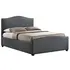 Buy Brunswick Ottoman Storage Bed – Fabric Lift‑Up Bed with Hydraulic System, Colour: Grey, Bed Size: Double (4ft6), Item Width: 145 from Furnituretta