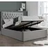 Buy Wilson Fabric Ottoman Bed – Buttoned Headboard & Storage in 2 Colours, 2 Sizes, Colour: Grey, Bed Size: Double (4ft6), Item Width: 145 from Furnituretta
