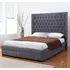 Buy Genesis Linen 6 Foot Bed Dark Grey, Size: 6 Foot, Colour: Grey from Furnituretta