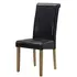 Buy Marley PU Solid Rubberwood Dining Chair Black, Colour: Black from Furnituretta
