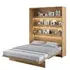 Buy BC-12 Vertical Wall Bed Concept – Oak Artisan 160 cm | Space-Saving Queen Bed, Size: 160 x 200cm, Colour: Oak Artisan from Furnituretta