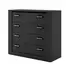 Buy Idea ID-10 Chest of Drawers Black Matt, Colour: Black Matt, Item Width: 100 from Furnituretta