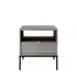 Buy Nova Bedside Cabinet Table Grey Matt 54cm, Colour: Grey Matt, Item Width: 54 from Furnituretta