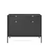 Buy Nova Sideboard Cabinet Black Matt 104cm, Colour: Black Matt, Item Width: 104 from Furnituretta