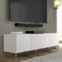 Buy Surf TV Cabinet White 200cm, Colour: White, Item Width: 200 from Furnituretta