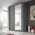 Buy Arti AR-04 Sliding Door Wardrobe Grey Matt 150cm, Colour: Grey Matt, Item Width: 150 from Furnituretta