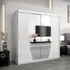 Buy Elypse Sliding Door Wardrobe White 200cm, Colour: White, Item Width: 200 from Furnituretta
