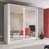 Buy Arti AR‑08 White Matt Sliding Door Wardrobe 203cm, Colour: White Matt, Item Width: 203 from Furnituretta
