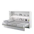 Buy BC-05 Horizontal Wall Bed Concept White Matt 120cm, Size: 120 x 200cm, Colour: White Matt from Furnituretta