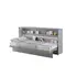 Buy BC-06 Horizontal Wall Bed Concept Grey Matt 90cm, Size: 90 x 200cm, Colour: Grey Matt from Furnituretta