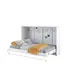 Buy CP-05 Horizontal Wall Bed Concept White Gloss 120cm, Size: 120 x 200cm, Colour: White Gloss from Furnituretta